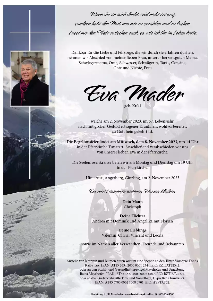 Parte von Eva Mader